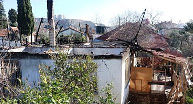 Birlikte yaşadığı yabancı uyruklu kadınla yangında öldü