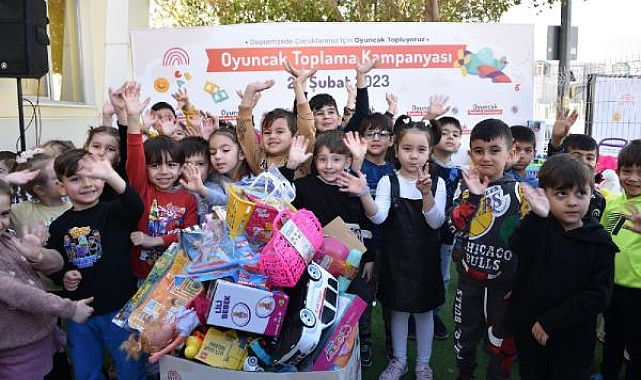 Kepez kreşlerinden depremzede çocuklara oyuncak kampanyası