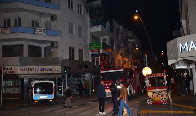 Manavgat'ta ev yangını