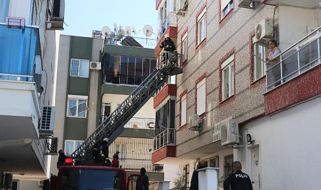 Ocakta unutulan yemek panik yarattı