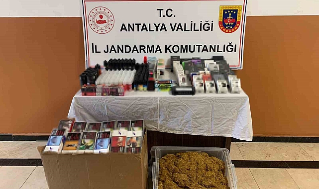 Antalya'da elektronik sigara operasyonu