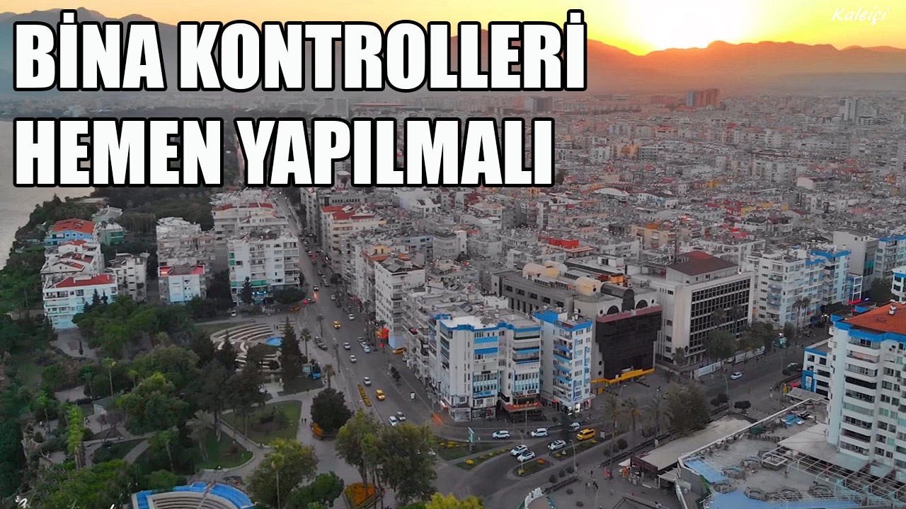 Başkan Bahar'dan binalara check-up çağrısı