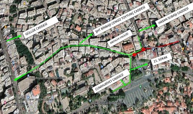 Cengiz Toytunç Caddesi, bakım için 10 saat kapalı