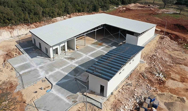 Kaş'ta Sıfır Atık tesisinin yapımında sona gelindi