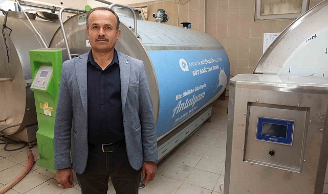 Küçükköy'e 8 tonluk süt tankı