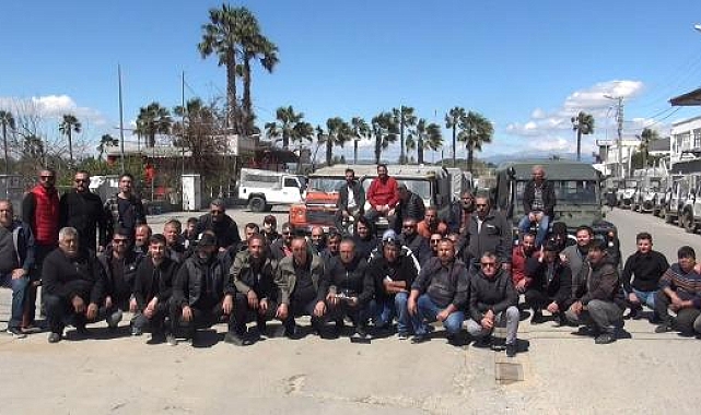 Safari işletmecilerinden konvoylu 'muayene' eylemi