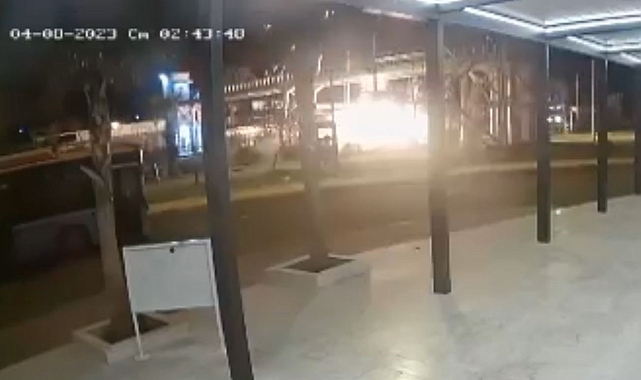 Antalya'da 2 kişinin öldüğü kaza kamerada