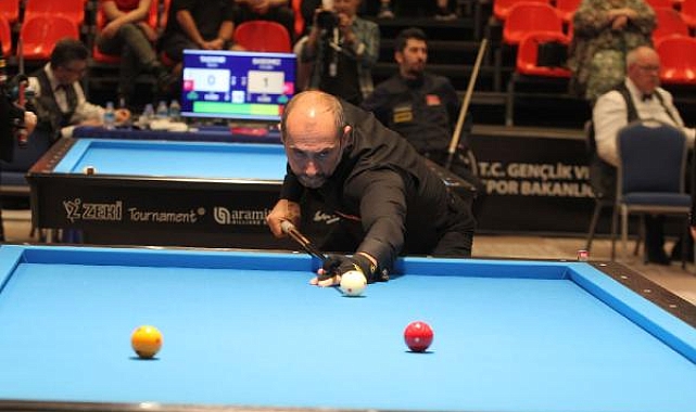Avrupa Bilardo Şampiyonası'nda 5 milli sporcu son 16'ya kaldı
