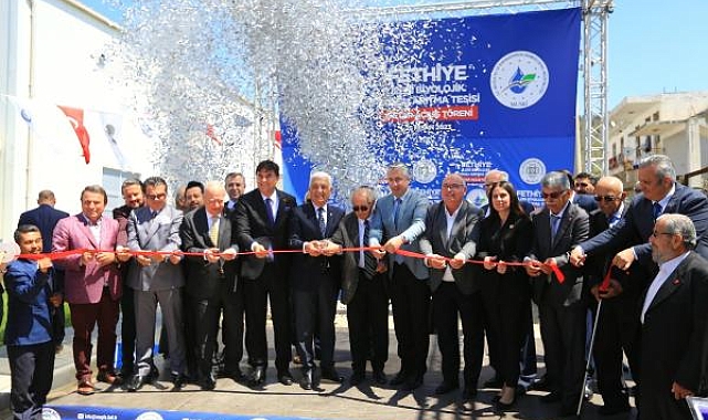 Fethiye Atıksu Arıtma Tesisi açıldı