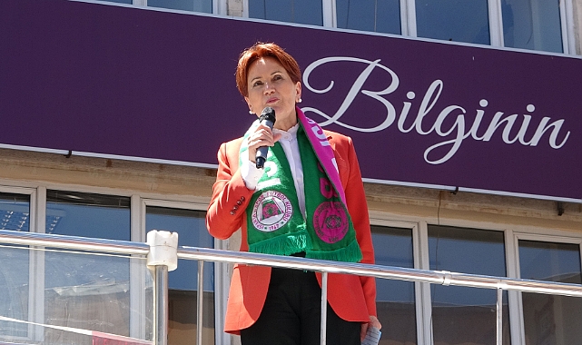 İYİ Parti Lideri Akşener Ispartalılarla buluştu