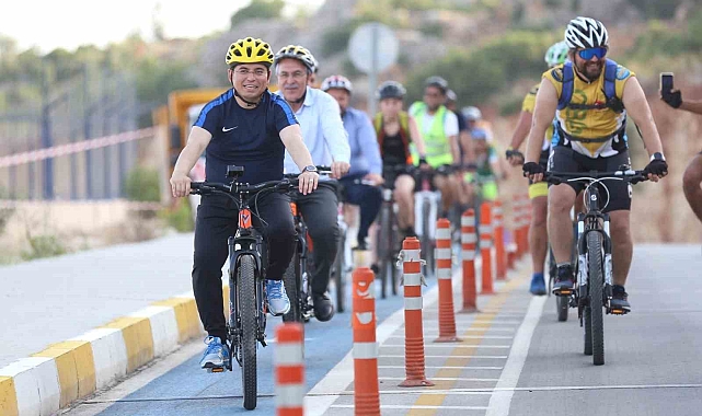 Kepez'den 30 kilometrelik bisiklet yolu