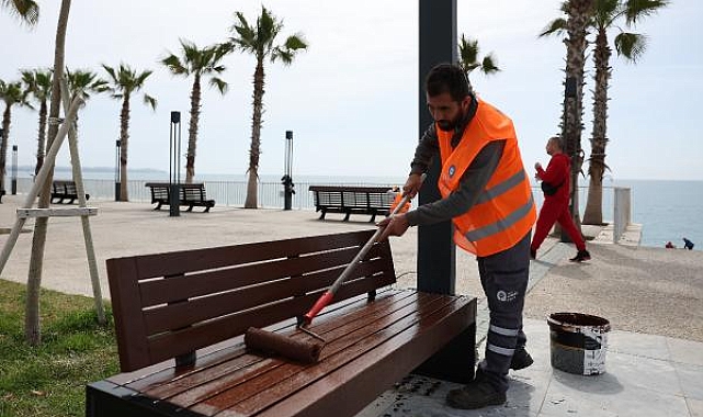 Konyaaltı Sahil Projesi'nde yaz sezonu hazırlığı