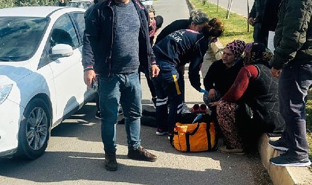 Otomobilin çarptığı bisikletli çocuk yaralandı