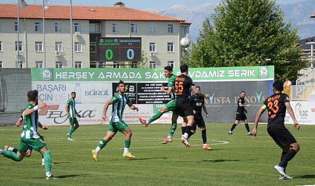Serik Belediyespor, İskenderunspor'a 2-1 yenildi