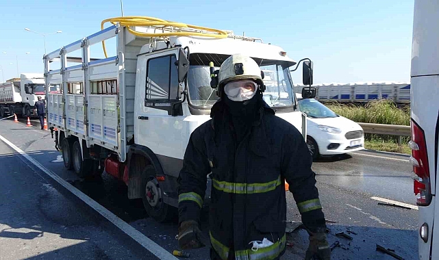Antalya'da trafik kazası sonrası 'asit' paniği