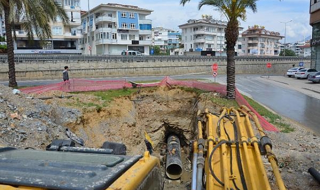ASAT'tan Alanya'da üç mahalleye 2200 metre yeni hat