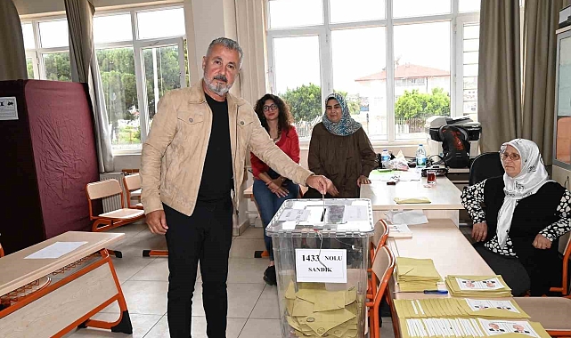 Belediye başkanları oylarını kullandı