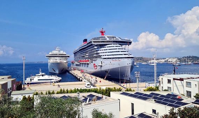 Bodrum'a iki kruvaziyer ile 1982 turist geldi