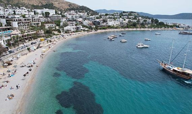 Bodrum'da oyunu kullanan sahile akın etti