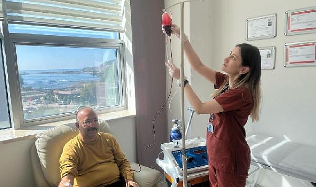 Finike DH'de ozon terapisi