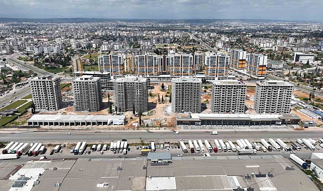 Güneş Mahallesi Kentsel Dönüşüm Projesi'nde kaba inşaat tamamlandı