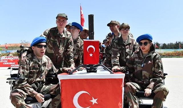 Isparta'da engellilere temsili askerlik