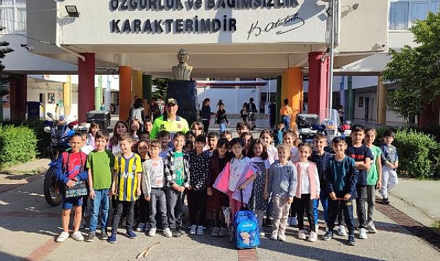 Jandarmadan öğrencilere trafik eğitimi