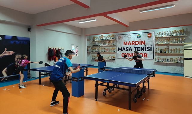 Mardin'in masa tenisi kız takımı Avrupa'da boy gösterecek