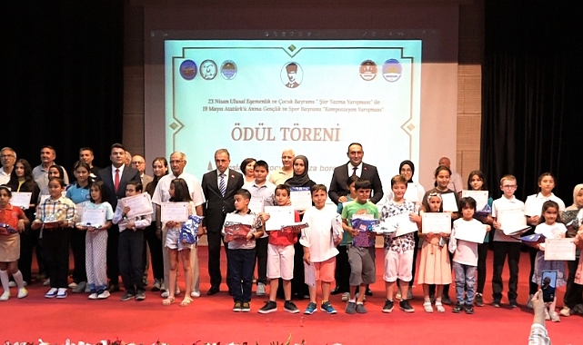 Şiir ve kompozisyon yarışmasında ödüller sahiplerini buldu