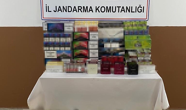 Ticareti takside kaçak sigara, puro ve elektronik sigara ele geçirildi