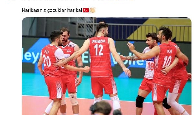 Bakanlardan 'Filenin Efeleri'ne tebrik mesajları