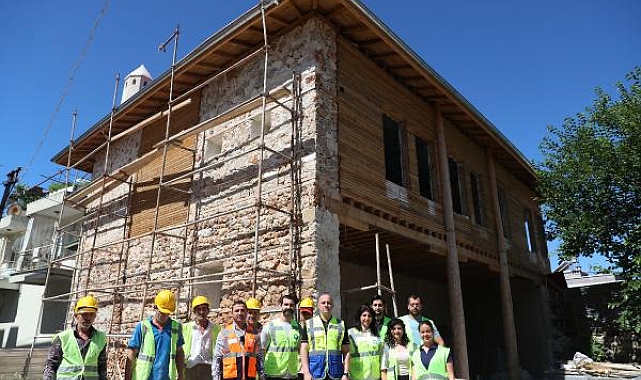 Balbey&#039;de &#039;Devlet Konuk Evi&#039; inşaatı sürüyor