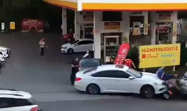 Bidonla benzin alamayınca dehşet saçtı