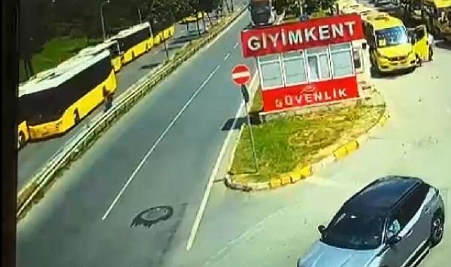 Esenler'de duraktaki İETT otobüsünü çaldı