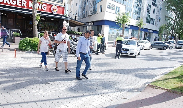 Gazipaşa'da kask uygulaması yapıldı