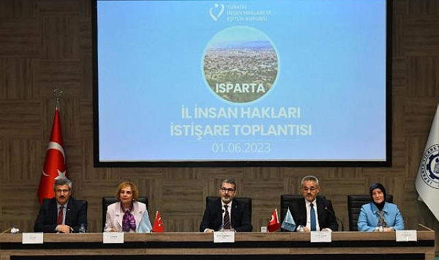 Isparta'da İnsan Hakları İstişare Toplantısı