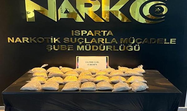 Isparta'da uyuşturucu operasyonu