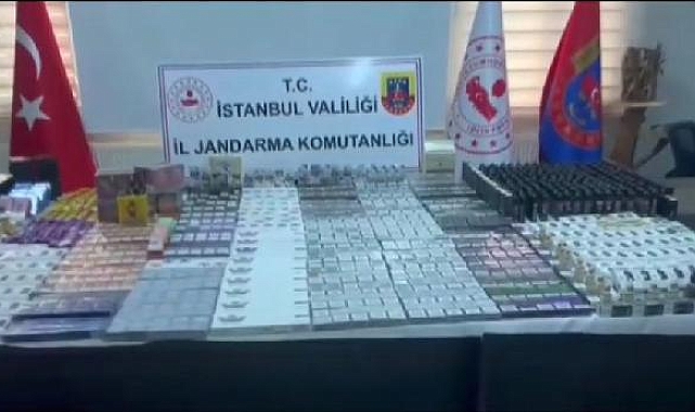 Jandarmadan kaçak sigara operasyonu
