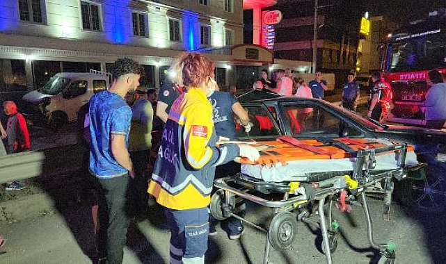 Kaza sonrası kavga çıktı; 5 yaralı !