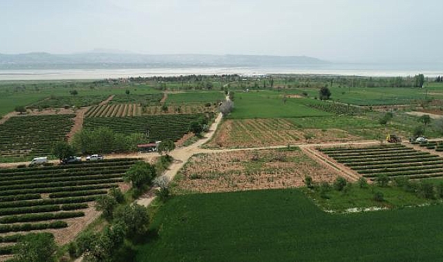 Keçiborlu&#039;da kapalı devre sulamada sona yaklaşıldı