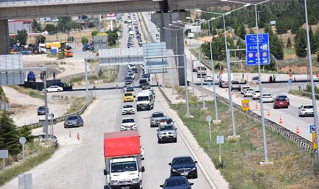 'Kilit kavşak' olarak bilinen şehirde bayram yoğunluğu