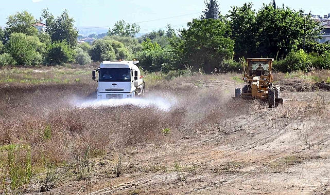 Manavgat Belediyesi'nden yangın önlemi
