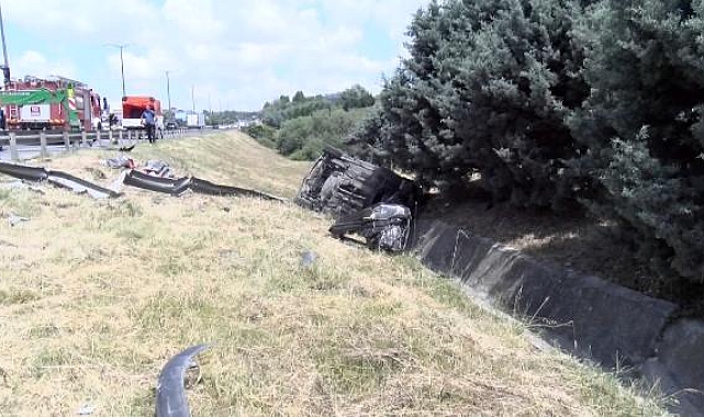 Mezarlık ziyaretine giden aile kaza yaptı: 1'i ağır 6 yaralı