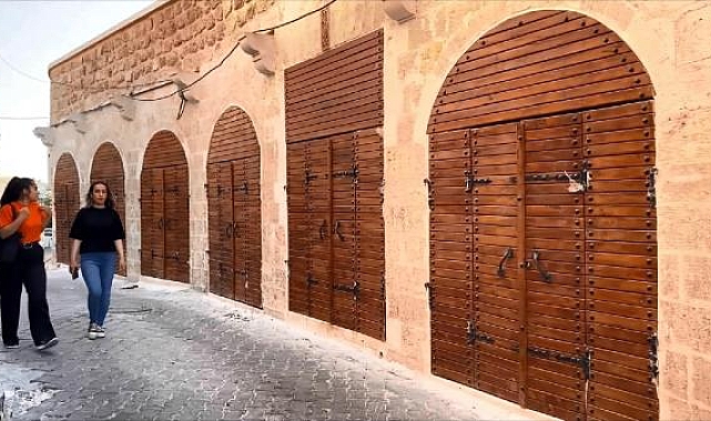 Midyat'ta 500 yıllık çarşıda restorasyon tamamlandı