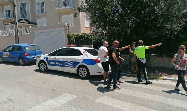 Motosikletle otomobil çarpıştı: 1 yaralı