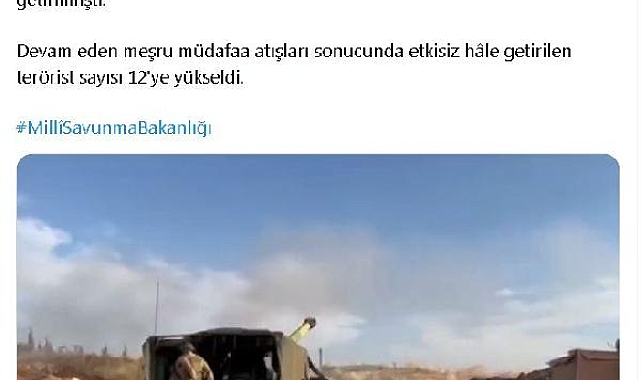 MSB: PKKYPG'li 12 terörist etkisiz hale getirildi