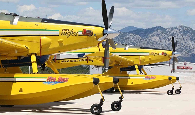 Orman yangınlarına ilk müdahale "Air Tractor" tipi uçaklarla 10 dakikaya düşecek