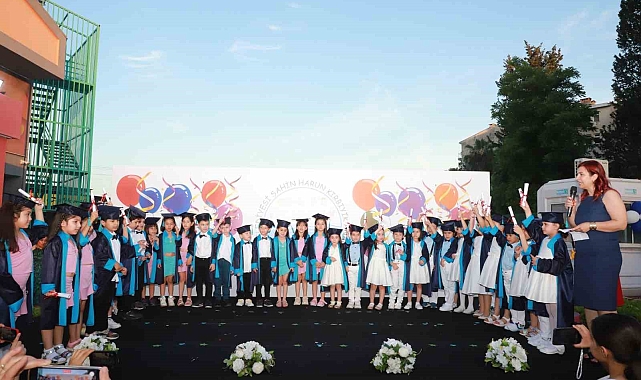 Şahin Harun Kırbıyık Anaokulunda mezuniyet sevinci