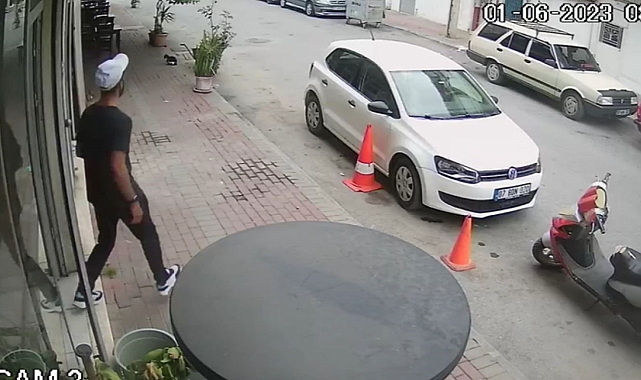Şarjdaki telefonu saniyeler içerisinde çaldı, dakikalar içerisinde yakalandı