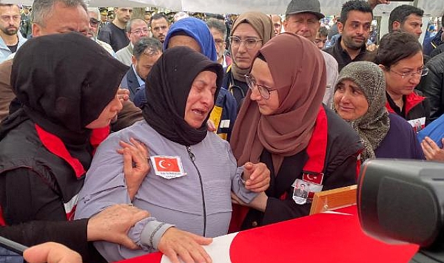 Şehit Piyade Uzman Çavuş Kaya, son yolculuğuna uğurlandı